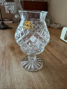 Fairy Lamp- Block Clear Lead Crystal